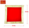 Red Velvet Aasan For Mandir 14*14
