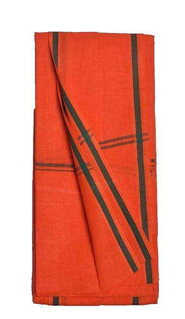 100% Pure Cotton Gamcha Patka Orange