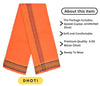 Pure Cotton Special Dhoti Orange Colour