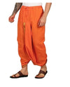 Pure Cotton Readymade Dhoti With Pocket Orange Colour