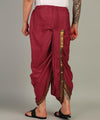 Pure Cotton Readymade Dhoti With Pocket Red Colour