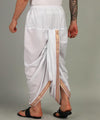 Pure Cotton Readymade Dhoti With Pocket White Colour