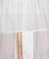 Pure Cotton Readymade Dhoti With Pocket White Colour