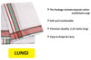 Pure cotton best quality Lungi White colour
