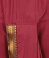 Pure Cotton Readymade Dhoti With Pocket Red Colour
