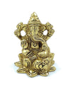 Ashtadhatu Ganeshsa on Lotus Singhasan