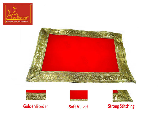 Red Aasan For Mandir 9*36