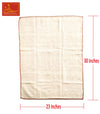 White Woolen Pooja Aasan 2-Pcs