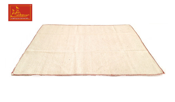 White Woolen Pooja Aasan