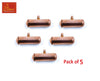 Copper Tabeej Capsule Pendant 5-Pcs