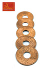 Copper Coin with Hole (Pack of 21)