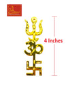 Trishakti / Trishul Swastik Om Ashtadhatu