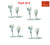 Nag Nagin Joda Silver (Pack of 4)