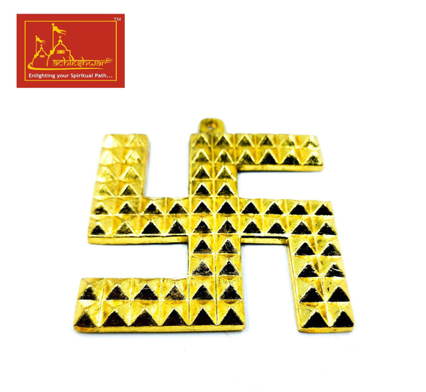Swastik Pyramid Ashtadhatu (Pack of 4)