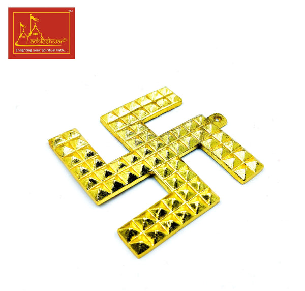 Swastik Pyramid Ashtadhatu (Pack of 4)