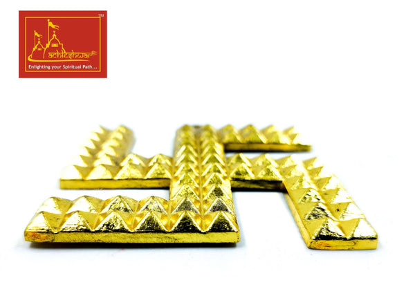 Swastik Pyramid Ashtadhatu (Pack of 4)