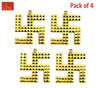 Swastik Pyramid Ashtadhatu (Pack of 4)