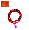 Gunja Mala Red & Black Color with Goumukhi