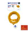 Yellow Hakik Mala (108+1)