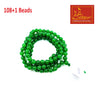 Green Hakik Mala (108+1)