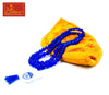Blue Hakik Mala with Goumukhi