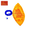 Blue Hakik Mala with Goumukhi