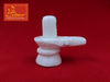 Shivling White Marble 2.5 inches