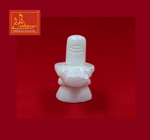 White Marble Shivling & Nandi