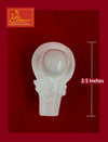 Shivling White Marble 2.5 inches