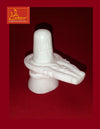 White Shivling Marble 4 inches