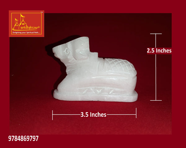 Marble White Nandi 3.5 Inch
