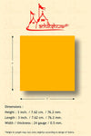 Baglamukhi Yantra(3x3)