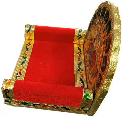Ladoo Gopal Mayur Singhasan Wooden