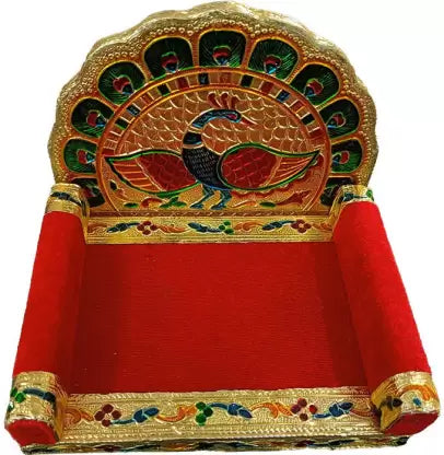 Ladoo Gopal Mayur Singhasan Wooden