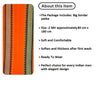 Pure Cotton Best Quality Gamcha/Patka Orange