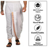 Readymade Dhoti Khadi Mix Cotton White Colour